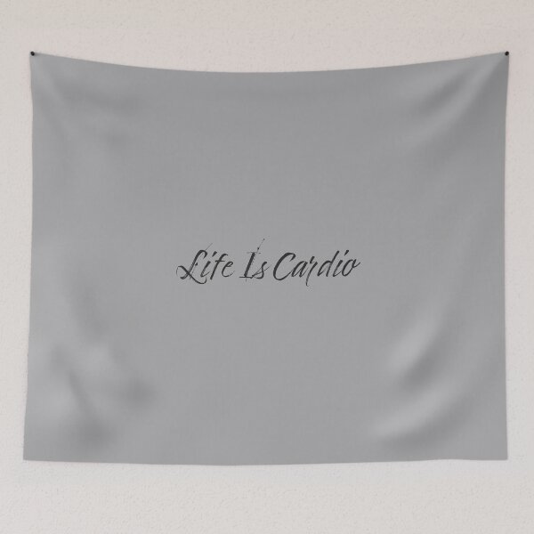 Item preview, Life Is Cardio - Athletic Heather Background designed and sold by Daniel-DL.
