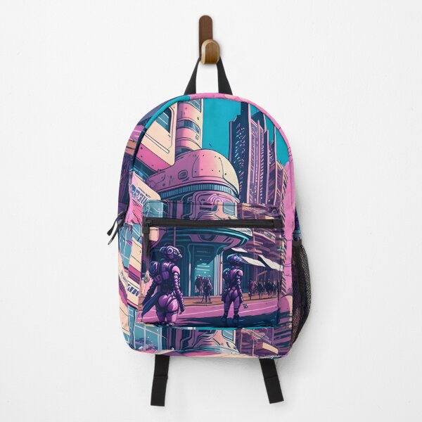 Item preview, Futuristic City with Robots, AI-generated Art, Aesthetic, Anime designed and sold by avis-aesthetic.
