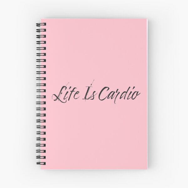 Aperçu de l'œuvre La vie est cardio - Fond rose créée et vendue par Daniel-DL.