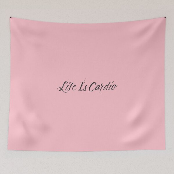 Item preview, Life Is Cardio - Pink Background designed and sold by Daniel-DL.