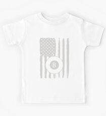 Funny Pool Billiards Apparel Kids T-Shirt