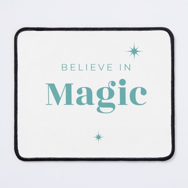 Item preview, Believe in Magic (White & Teal) designed and sold by MyThemesDesign.