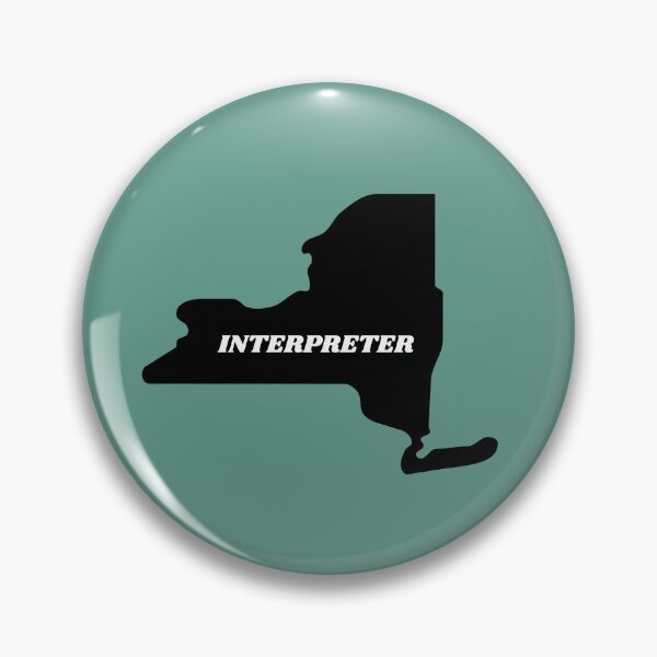 Item preview, Interpreter New York Black Silouette Map designed and sold by Neeshki.