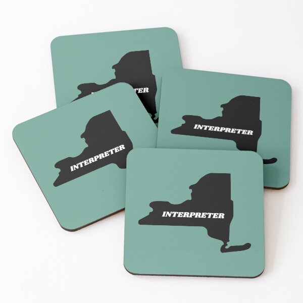 Item preview, Interpreter New York Black Silouette Map designed and sold by Neeshki.