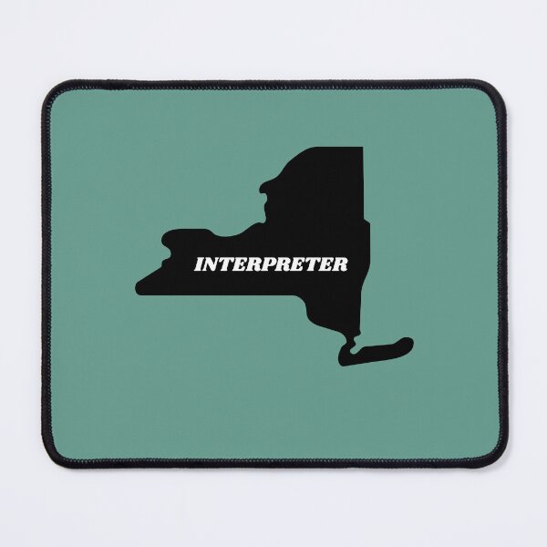 Item preview, Interpreter New York Black Silouette Map designed and sold by Neeshki.