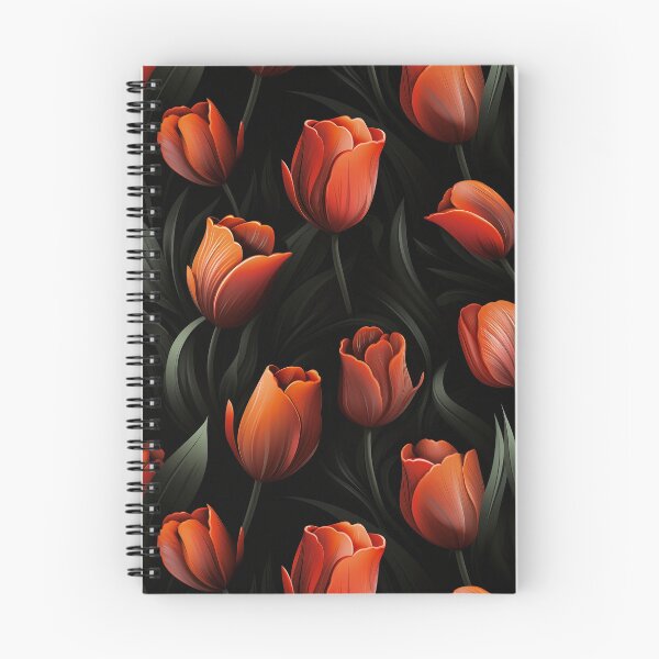 Artikelvorschau, Dunkles Tulpenfeld entworfen und verkauft von PentoPositive.