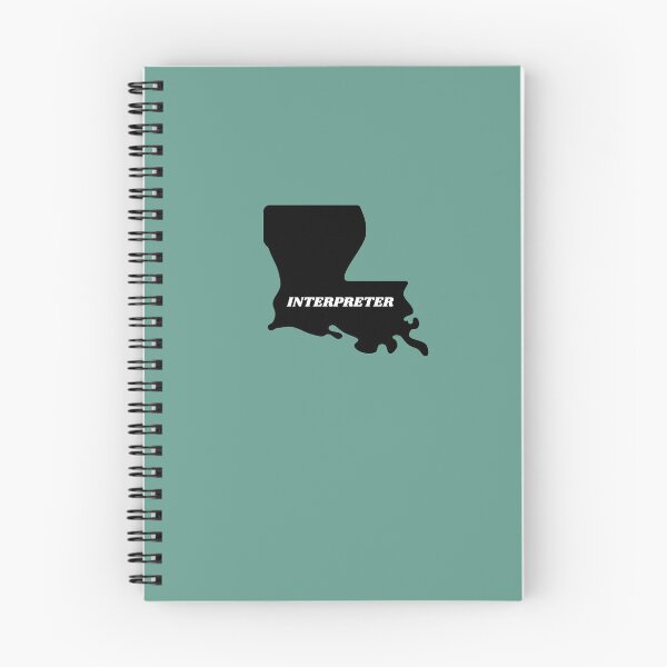 Item preview, Interpreter Louisiana Black Silouette Map designed and sold by Neeshki.