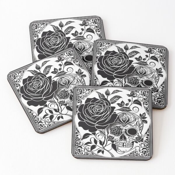 Item preview, Rose and Skull  designed and sold by Armozel.
