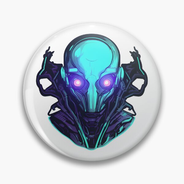 Aperçu de l'œuvre Extraterrestre cyberpunk créée et vendue par SilverSpell.