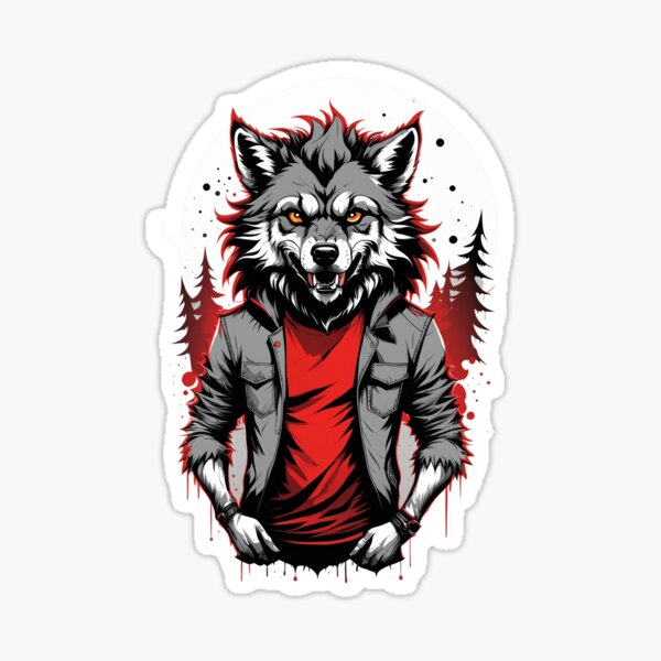 Aperçu de l'œuvre Loup garous adolescent 1 créée et vendue par YumeOrigins.