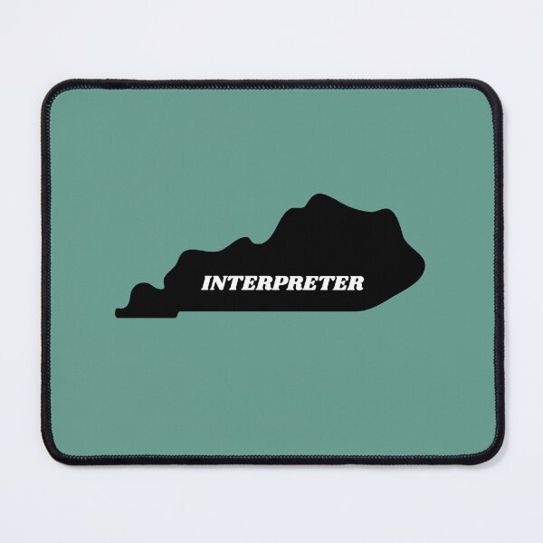 Item preview, Interpreter Kentucky Black Silouette Map designed and sold by Neeshki.