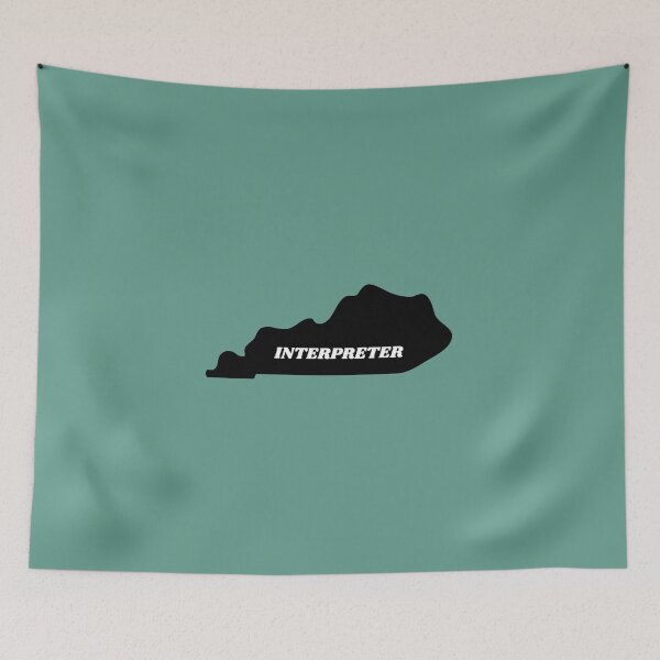 Item preview, Interpreter Kentucky Black Silouette Map designed and sold by Neeshki.