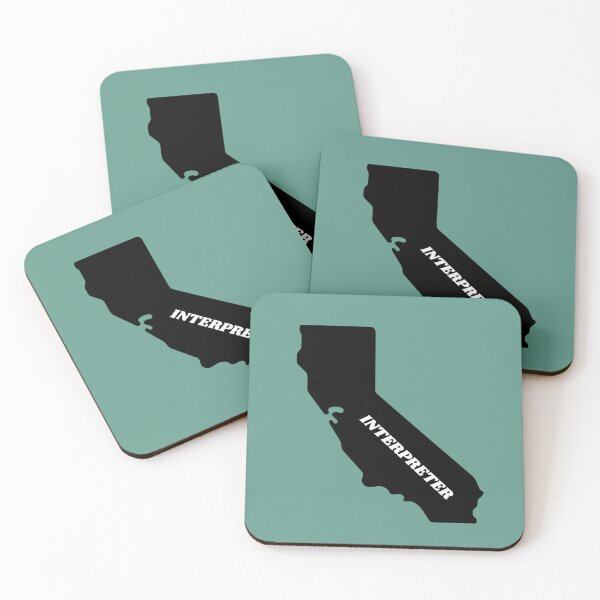 Item preview, Interpreter California Black Silouette Map designed and sold by Neeshki.