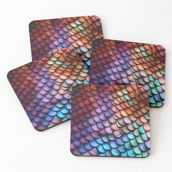 Item preview, estampado de piel de serpiente de colores iridiscentes, designed and sold by dcrc.