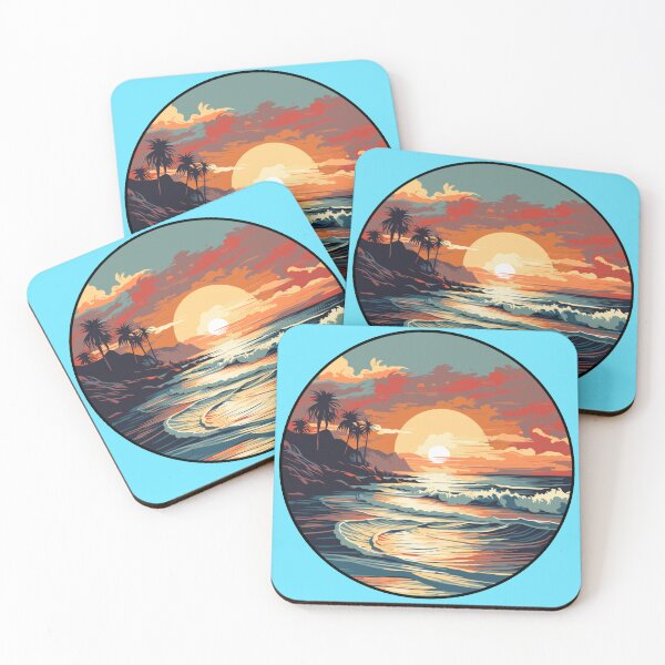 Item preview, Beach at Sunset designed and sold by StinkyPickles.