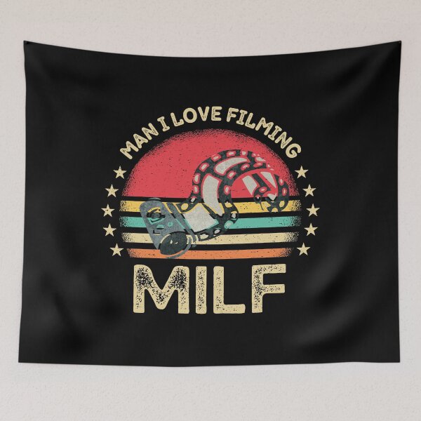 Item preview, Man I Love Filming MILF Vintage Circle Sunset designed and sold by Thevulcano.