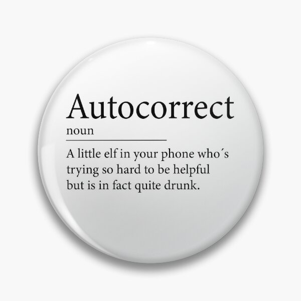 Item preview, Autocorrect designed and sold by charlotte-print.