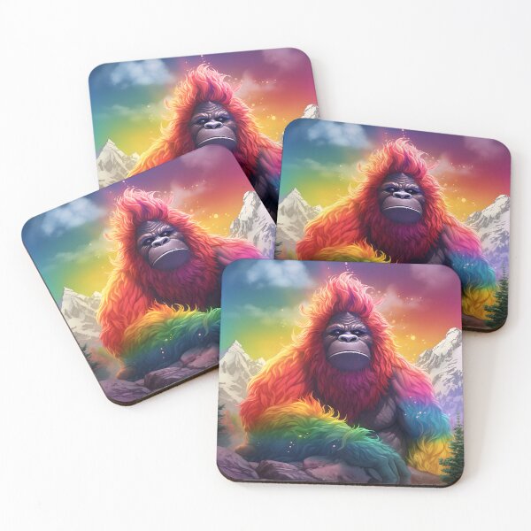 Item preview, Rainbow Sasquatch designed and sold by WonderTs.