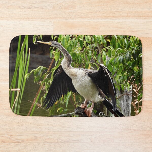 Item preview, Australasian darter in the rain  designed and sold by Mark Grimsley.