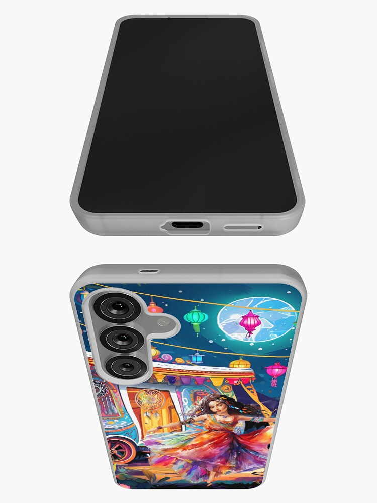 Thumbnail 3 of 4, Samsung Galaxy Phone Case, Boho Gypsy designed and sold by phatpuppyart.