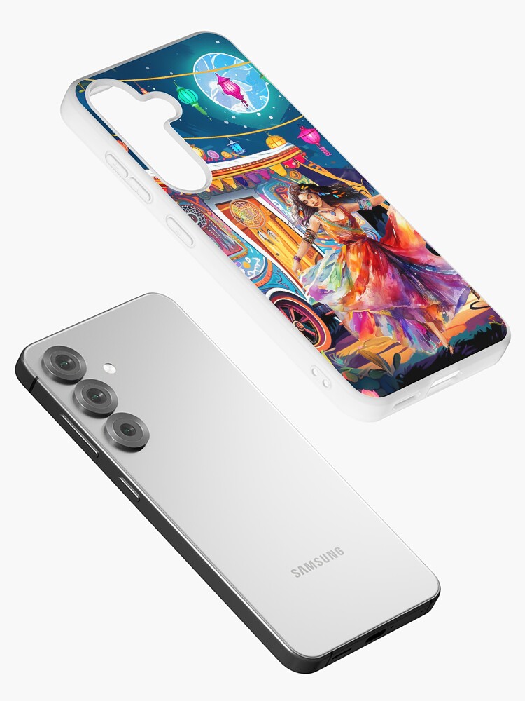 Thumbnail 2 of 4, Samsung Galaxy Phone Case, Boho Gypsy designed and sold by phatpuppyart.