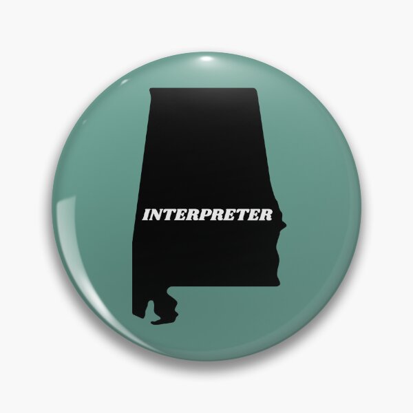 Item preview, Interpreter Alabama Black Silouette Map designed and sold by Neeshki.