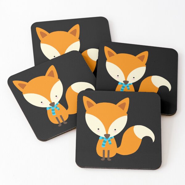 Item preview, Cute Fox with Scarf for Fall designed and sold by Orchyd.