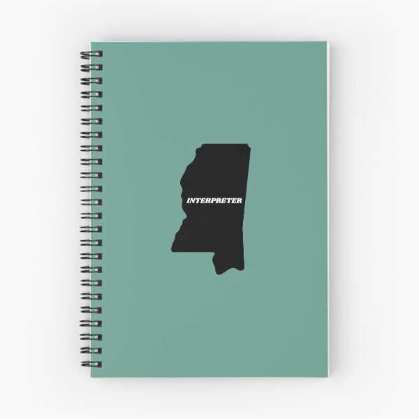 Item preview, Interpreter Mississippi Black Silouette Map designed and sold by Neeshki.