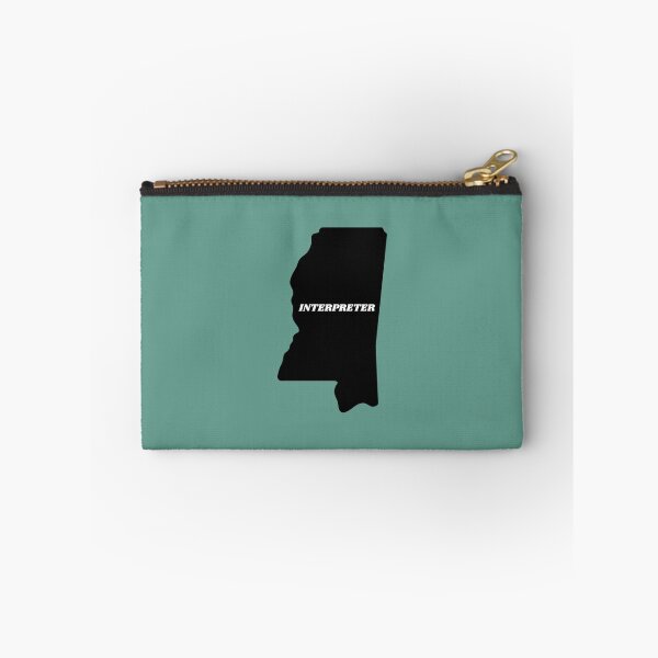 Item preview, Interpreter Mississippi Black Silouette Map designed and sold by Neeshki.