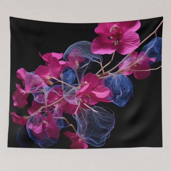 Item preview, bougainvillea with a transparent xray effect designed and sold by dcrc.