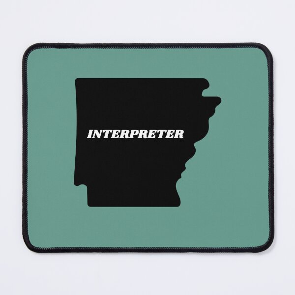 Item preview, Interpreter Arkansas Black Silouette Map designed and sold by Neeshki.