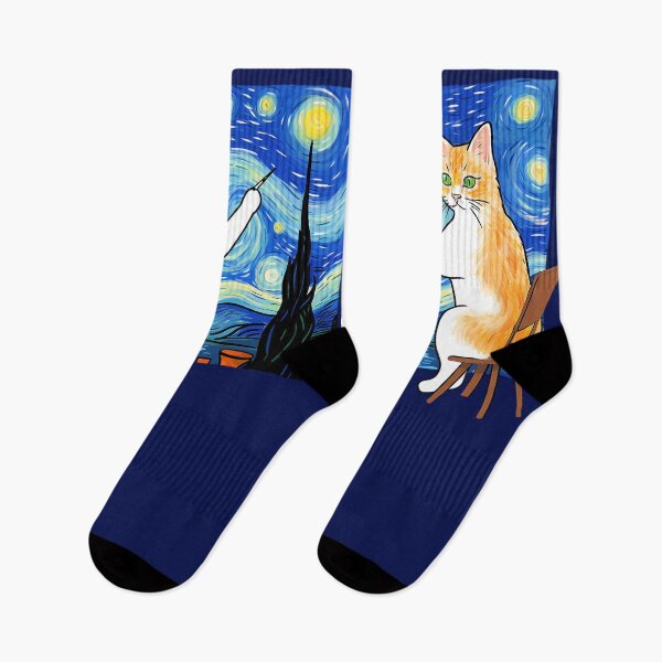 Item preview, Purr-fectly Starry Night: The Cat's Masterpiece designed and sold by TurtleTalk.