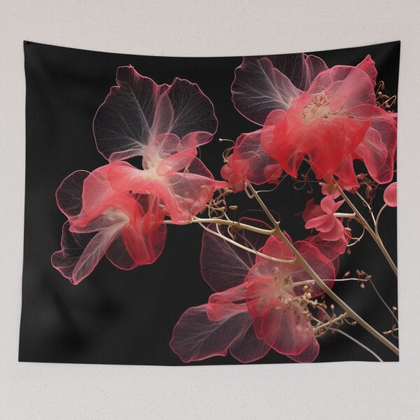 Item preview, bougainvillea with a transparent xray effect designed and sold by dcrc.