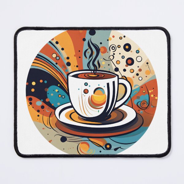Aperçu de l'œuvre Art et design de café 2 créée et vendue par EbyssLabsMerch.