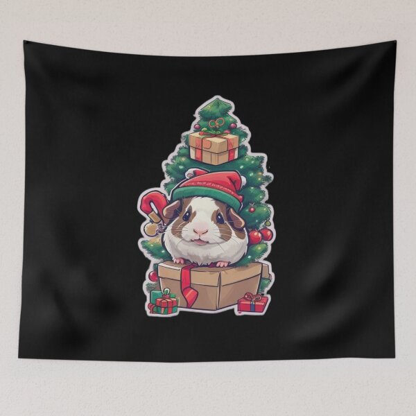 Item preview, cute christmas guinea pig designed and sold by Majkel & Majkel.