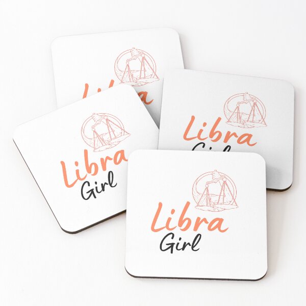 Item preview, Libra Girl scales Astrology White designed and sold by Moe-Hagag.