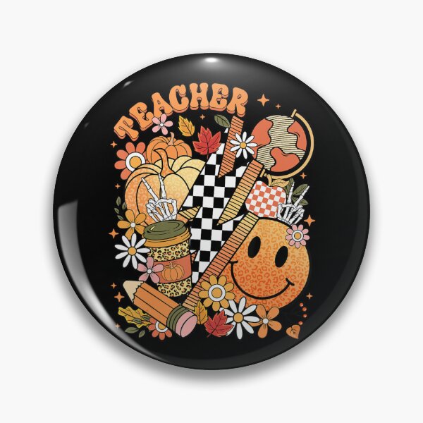Item preview, Thankful Teacher Retro Groovy Thanksgiving designed and sold by Blonde Zaile.