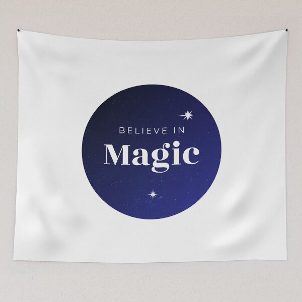 Item preview, Believe in Magic - Starry night sky designed and sold by MyThemesDesign.