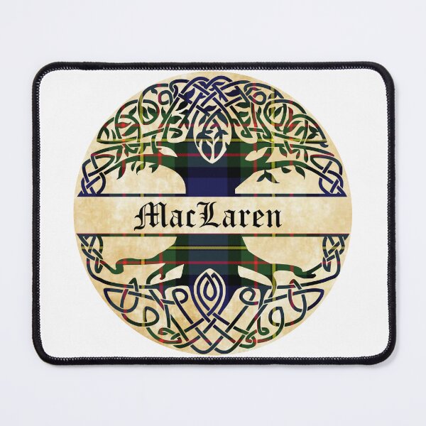 Item preview, MacLaren Tree of Life Clan Scottish Surname tartan designed and sold by BagTown Clans.