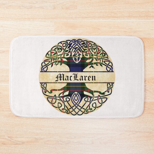 Item preview, MacLaren Tree of Life Clan Scottish Surname tartan designed and sold by BagTown Clans.