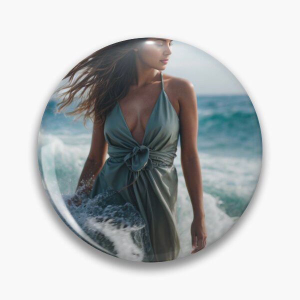 Item preview, Woman Waves of Summer Beach designed and sold by Vorin Arts.