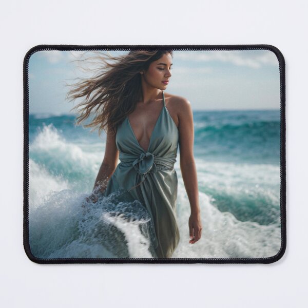 Item preview, Woman Waves of Summer Beach designed and sold by Vorin Arts.