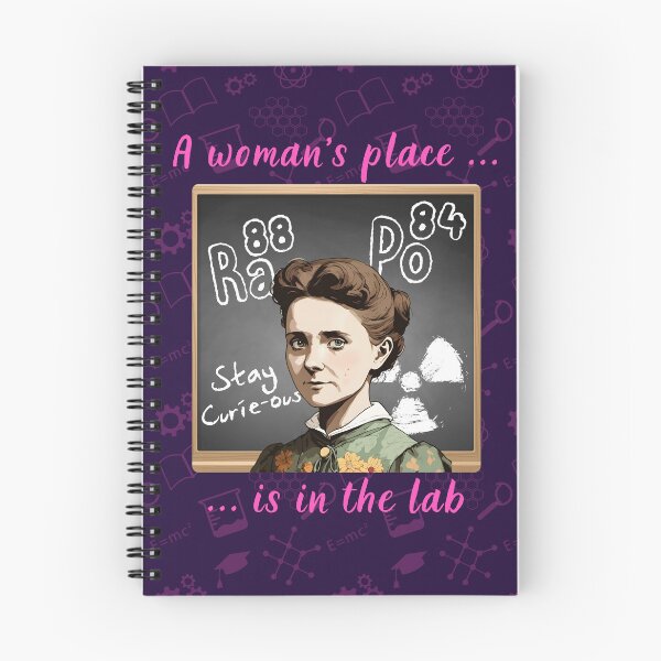 Item preview, Marie Curie | Stay Curie-ous | Women in STEM designed and sold by NerdyWerks.