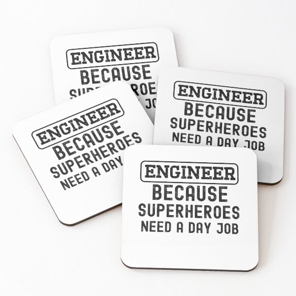 Item preview, Engineer Because Superheroes Need A Day Job designed and sold by HappyDelights.