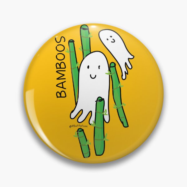 Item preview, Bamboos ghost pun halloween designed and sold by fluffyfamcraft.