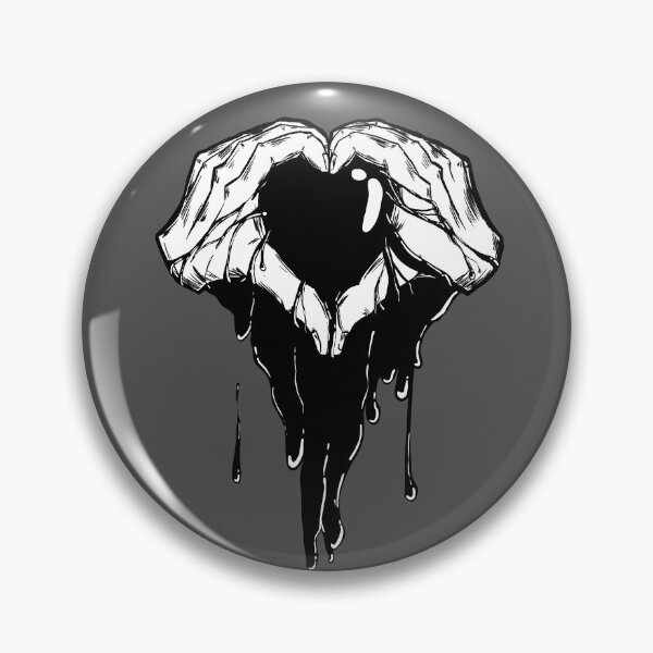 Item preview, Heart Hands With Dripping Black Ink designed and sold by AidanThomasArt.