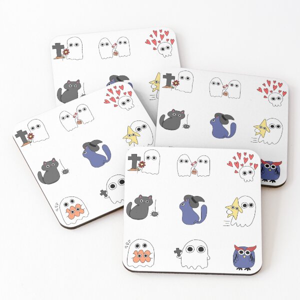 Item preview, Sweet illustrations for Halloween night designed and sold by huape.