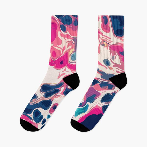 Item preview, Abstract Pouring Art: Radiant Pinks, Violets, Blues, and Whites designed and sold by GAP90.