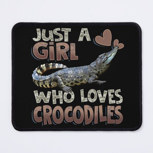 Item preview, Girl Who Loves Crocodiles designed and sold by tncgifts.