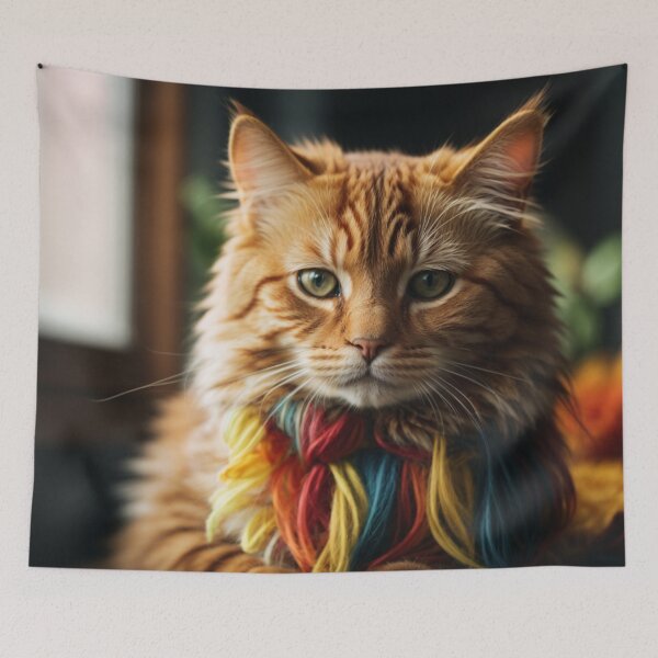 Item preview, Colourful Cat designed and sold by Vorin Arts.